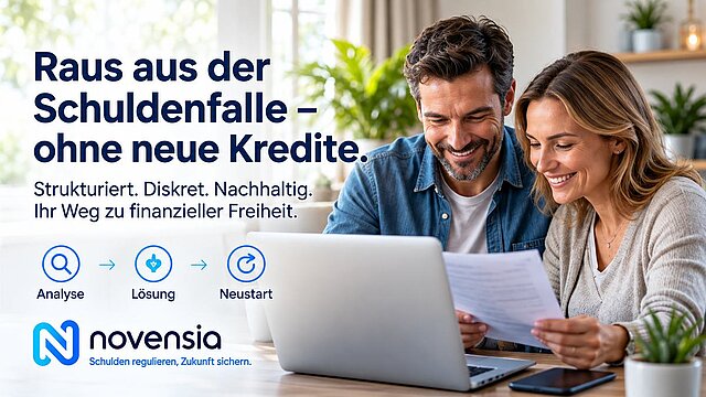 Novensia Bewertung: Weg aus der Schuldenfalle ohne neue Kredite
